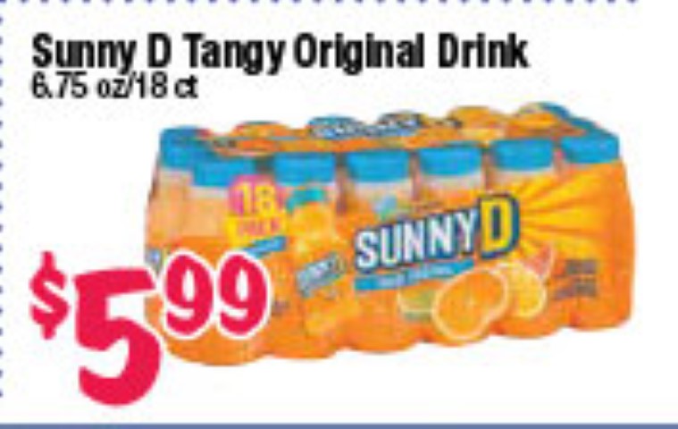 Sunny D Tangy Original Drink
