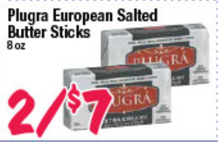 Plugra European Salted Butter Sticks