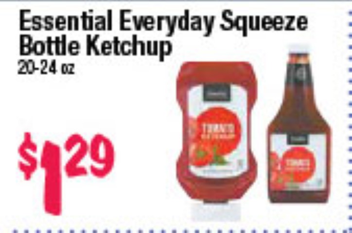 Essential Everyday Squeeze Bottle Ketchup