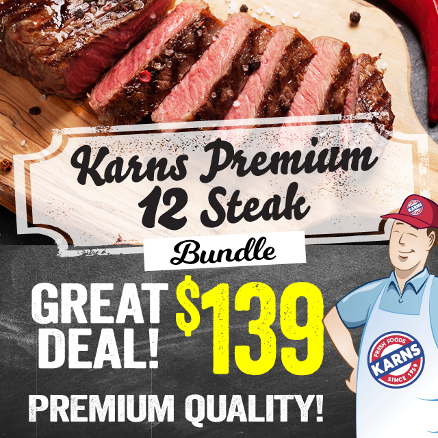 Karns Premium 12 Steak Bundle