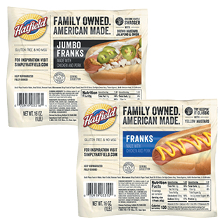 Hatfield Classic or Jumbo Franks Hatfield Classic or Jumbo Franks